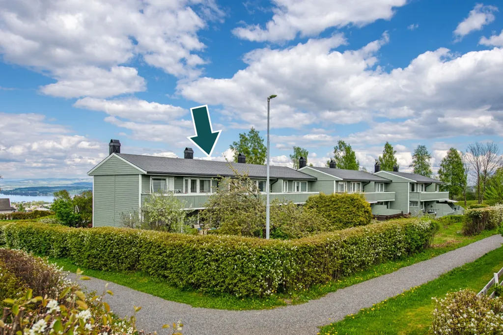 Extérieur - Modernised Terraced House with Mjøsa View in Gjøvik