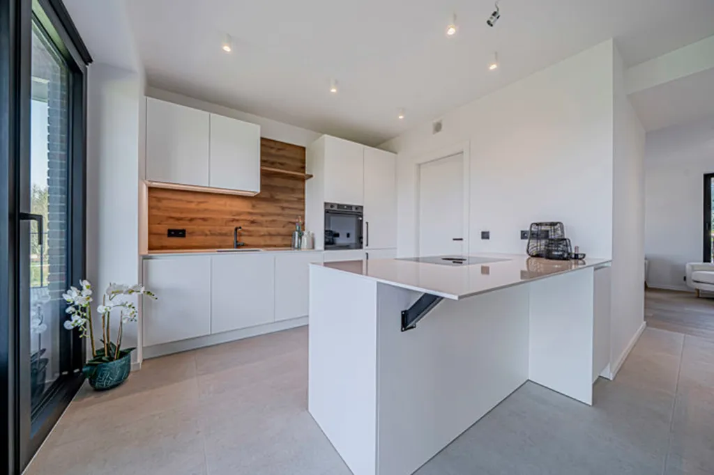 Köök - Newly Built Apartment with Terrace in Heusy