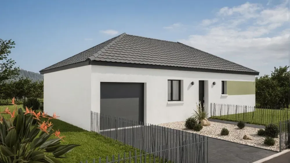 Modern Flat-Plan House with Garage in Bas-Rhin