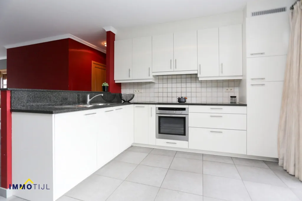 Kitchen - Spacious Apartment with Terraces in Dendermonde