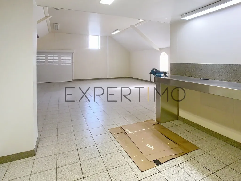 Garage - Renovated Stone House with Workshop in Noyers-Bocage