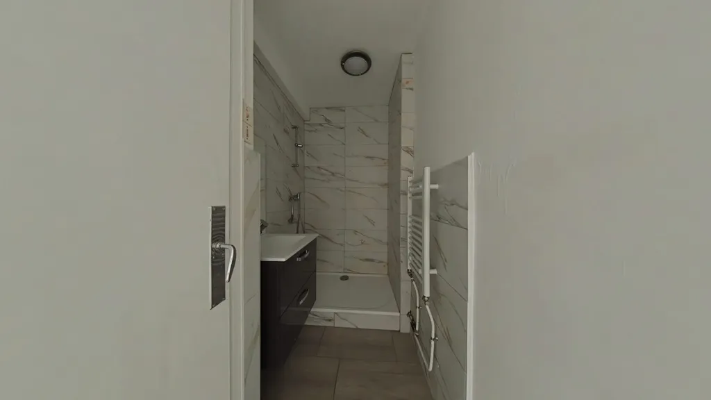 Bathrooms - Partially Furnished Flat in Saint-Étienne