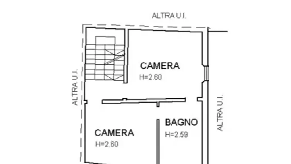 Plan - Rustic Terraced House with Balcony in Bibbiano