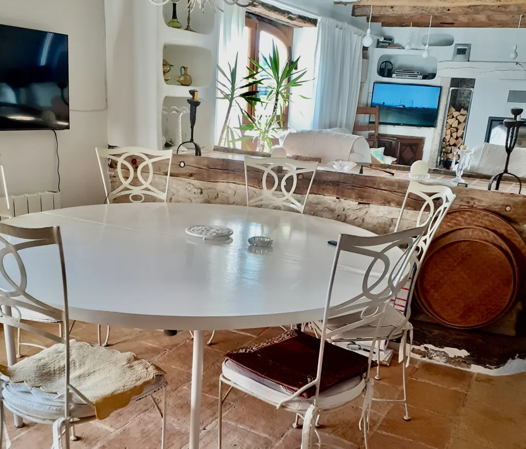 Söögituba - Luxury House with Pool in Calès