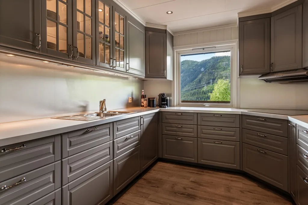 Cuisine - Apartment with Holsfjorden View in Norway