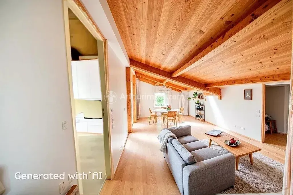 Séjour - Maison 9 pièces à Burlats