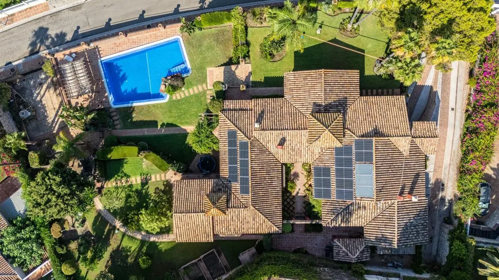 Vue aérienne - Exclusive Villa with Private Pool in Torrequebrada