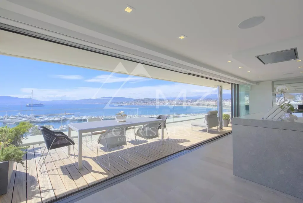 Terrasse - Penthouse Unique avec Vue Panoramique sur la Croisette à Cannes