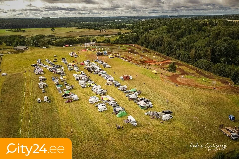 Õhuvaade - Motosport Complex with 15.1 ha in Kandava