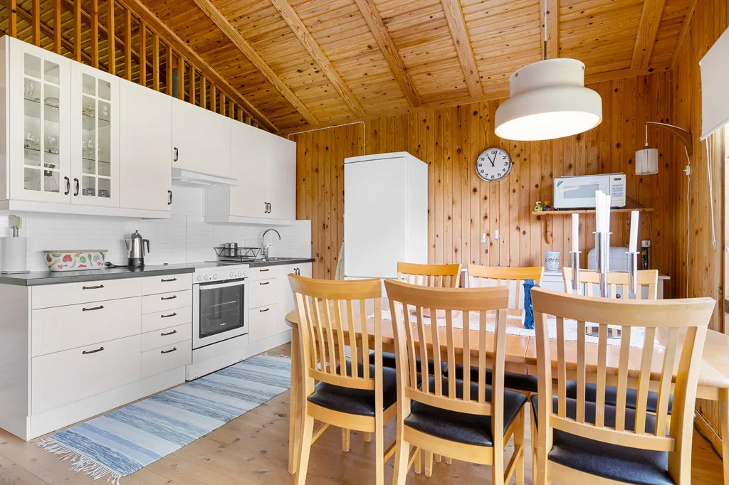 Cocina - Cottage with Fireplace in Råneå