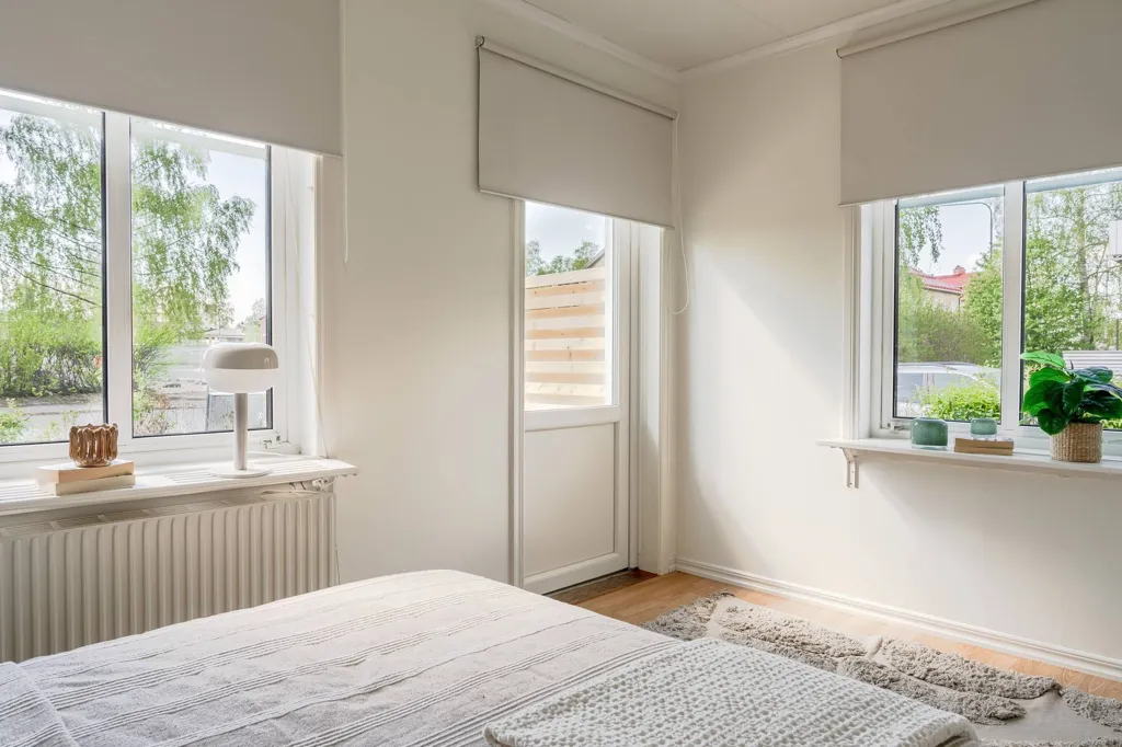Camere da letto - Charming Cottage Flat with Terrace in Skellefteå