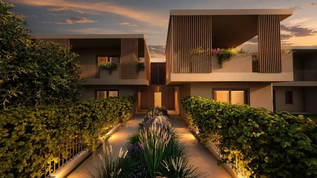Aed - Contemporary Trilocale with Terrace in Cellatica