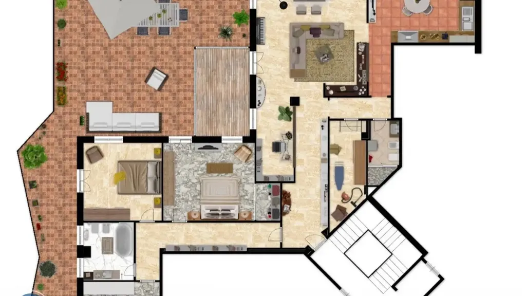 Plaan - Spacious Apartment with Large Terrace in Albenga