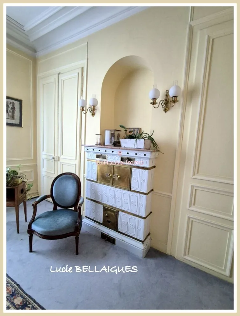Living Room - Characterful Maison de Maître with Courtyard in Troyes Centre