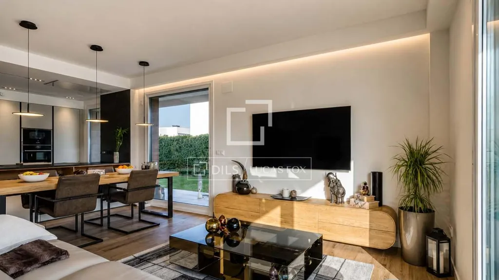 Séjour - Semi-Detached Villa with Pool in Miramon, Donostia