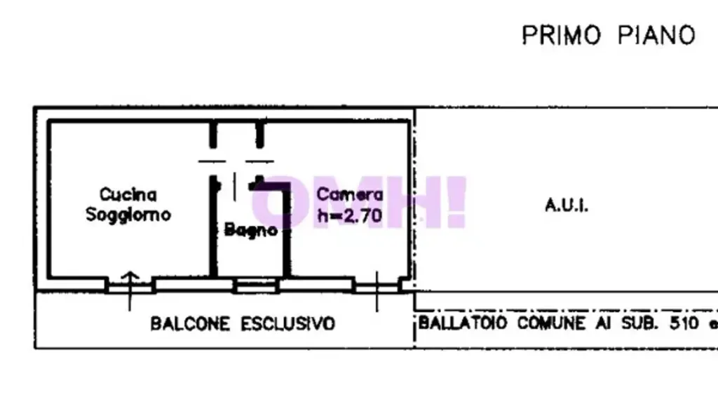 Plaan - Ground Floor Flat with Balcony in Gallarate