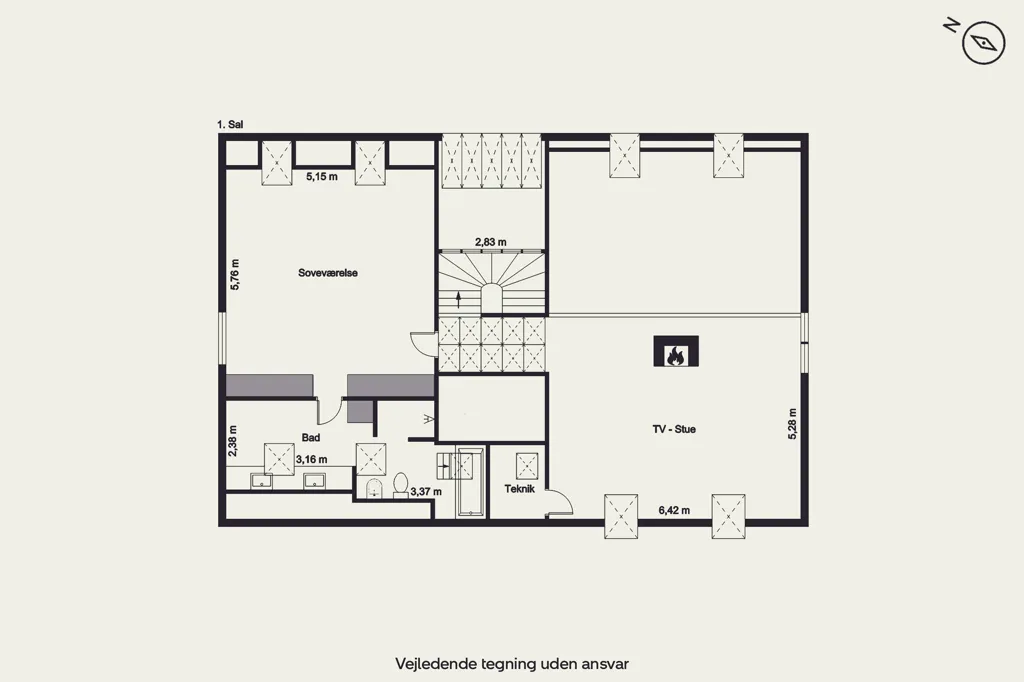Maison 6 pièces à Sunds