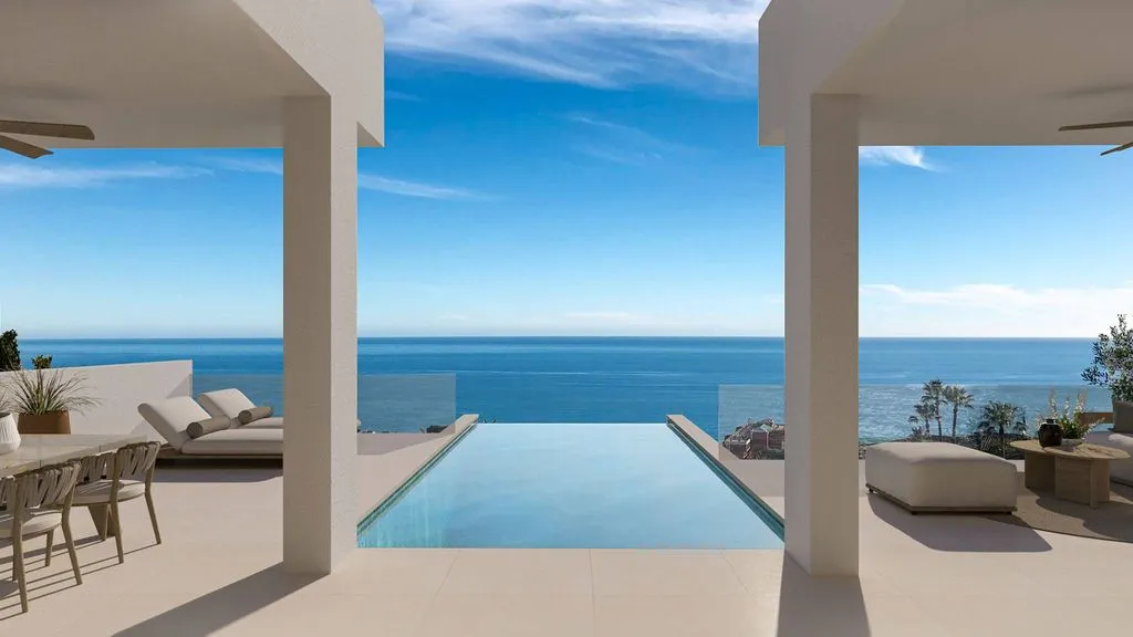 Terrasse - Luxury Villa with Sea View in Benalmádena