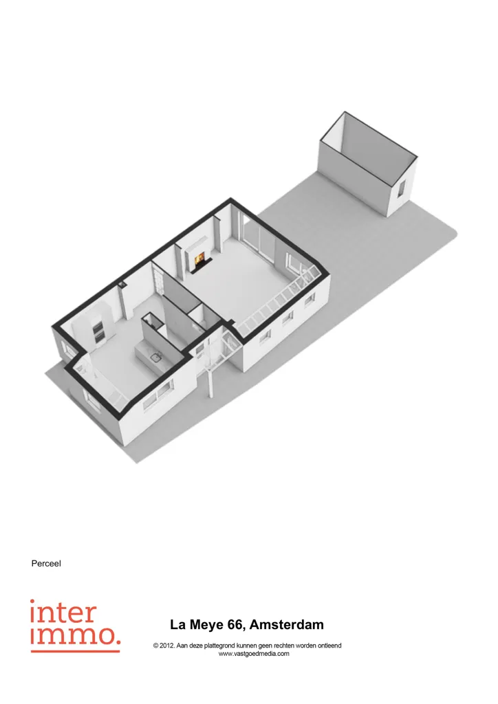 Plan - Maison 4 pièces à Amsterdam