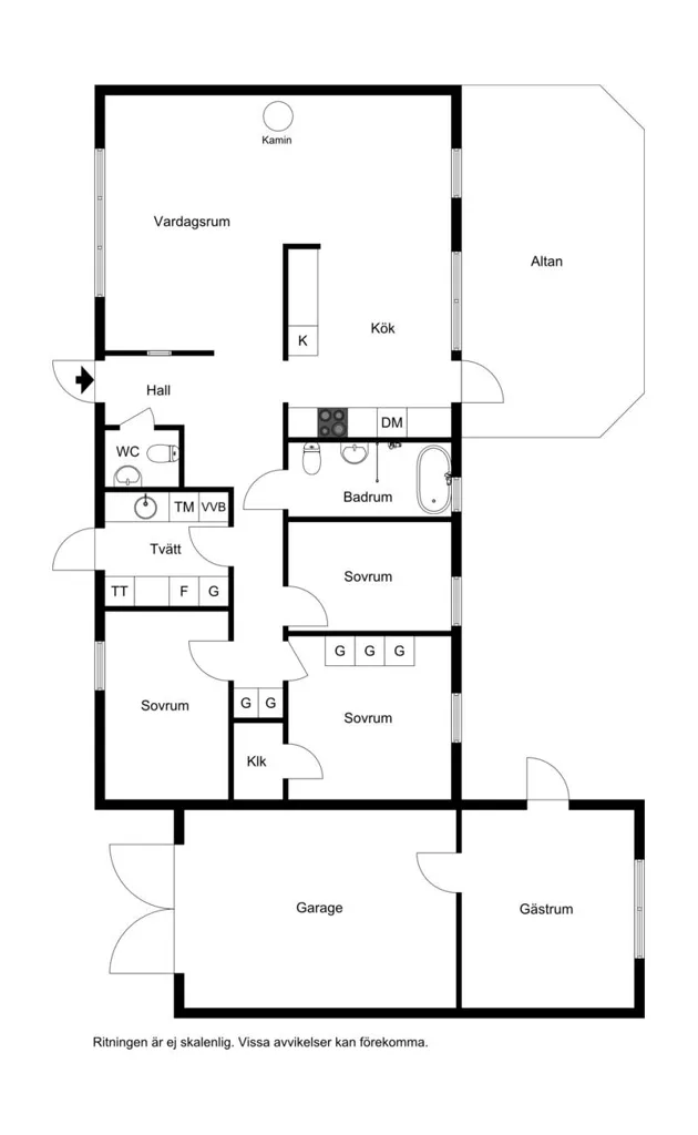 Plan - Villa with Garden in Östra Karup