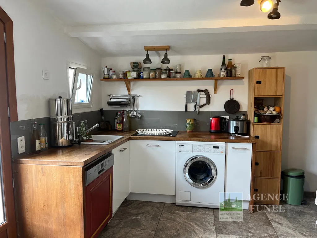 Cuisine - Maison avec Couloir de Nage à Saint-Cezaire-sur-Siagne