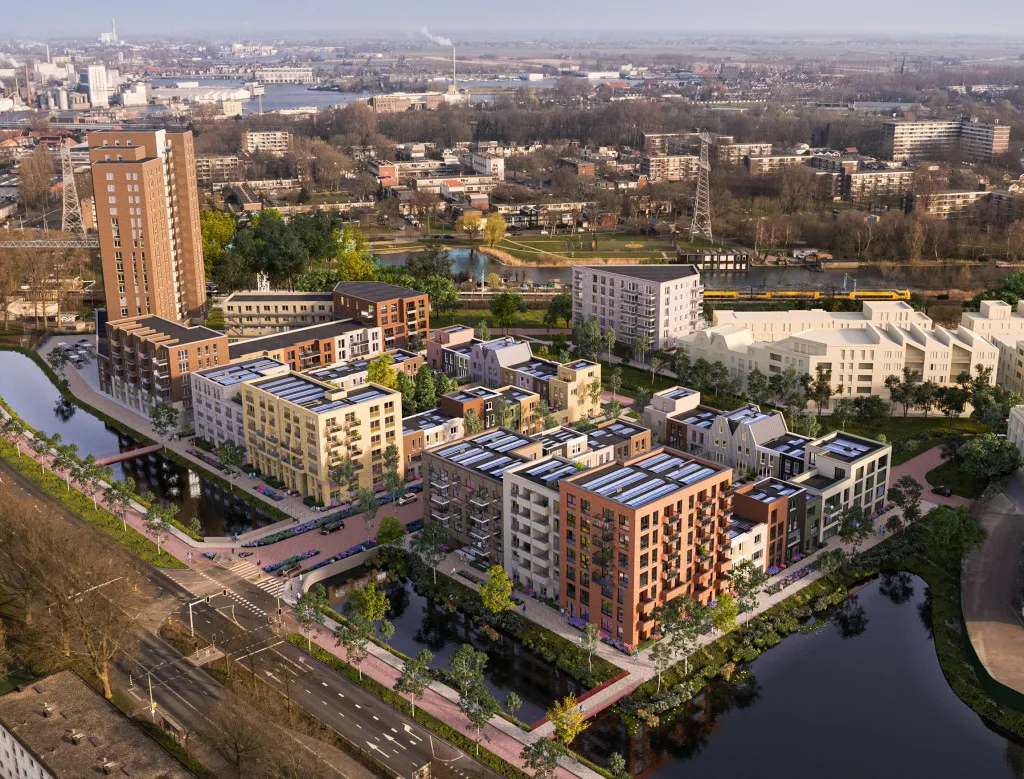 Vista aerea - New Developments with Urban Character in Zaandam