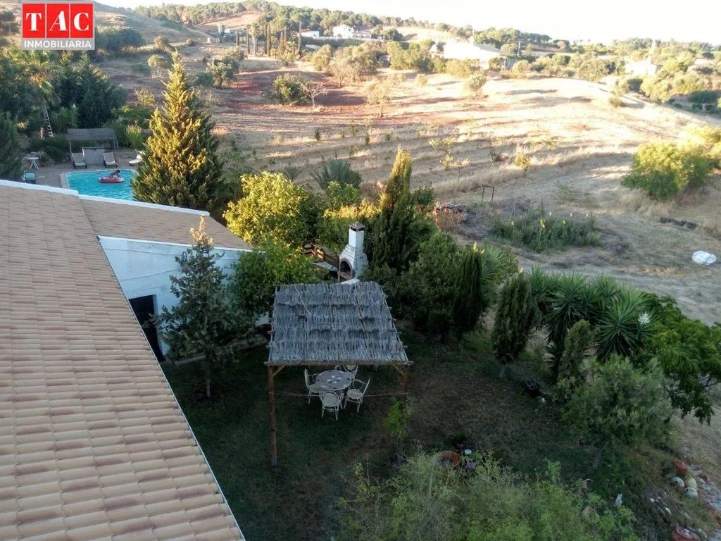 Aerial - Luxury Farmhouse with Pool in Ayamonte