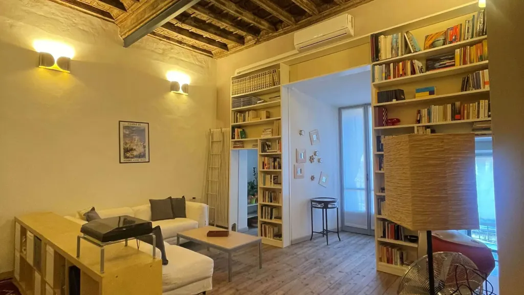 Séjour - Charming Apartment with Balcony in Asti
