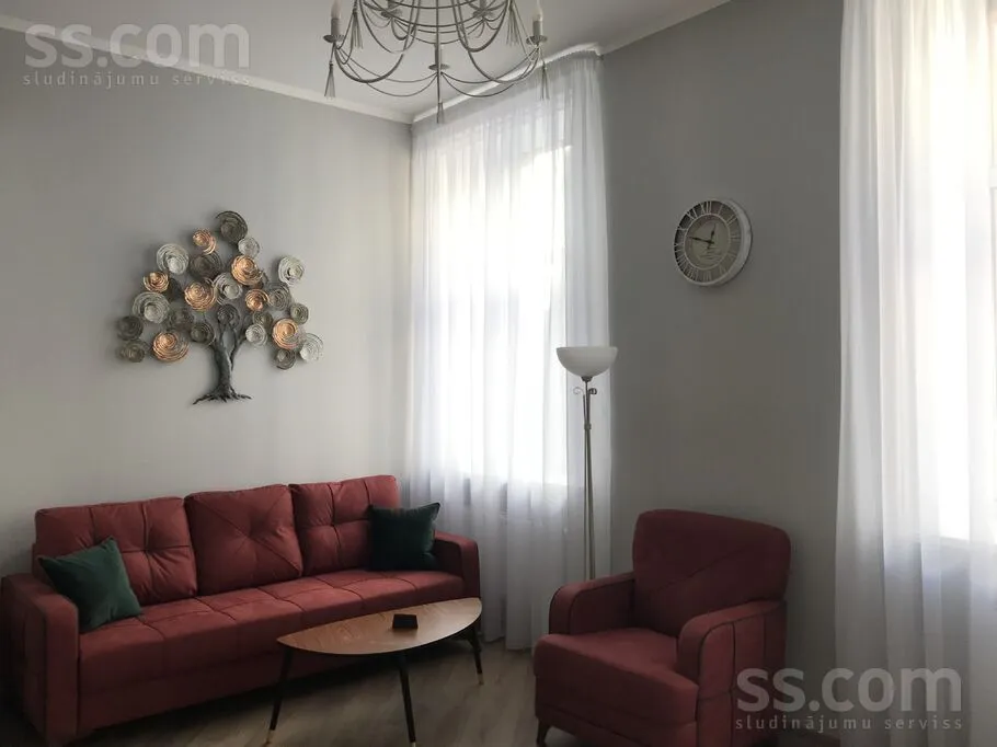 Séjour - Renovated Apartment with Garden in Riga Centre