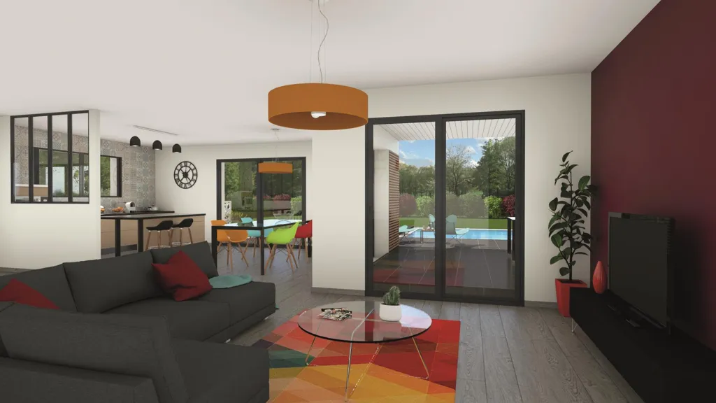 Contemporary Flat-Plan House with Wood Cladding