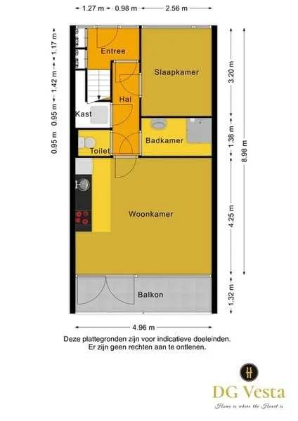 Plaan - Modern 2-Bedroom Flat with South-Facing Balcony in Eindhoven