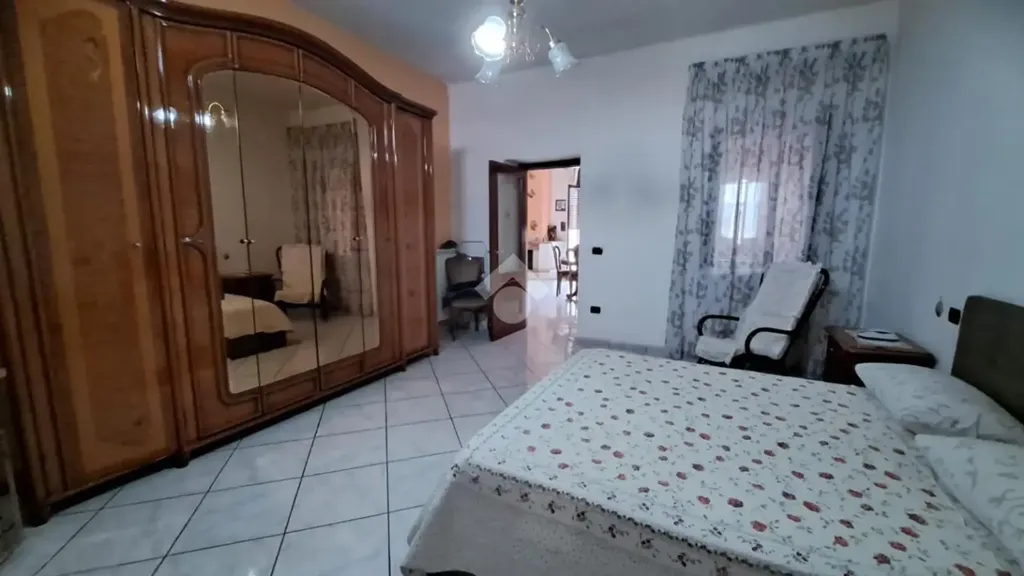 Bedrooms - Three-Bedroom Apartment with Fireplace in San Marcellino