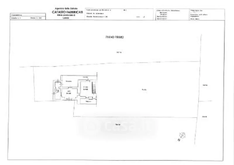 Plan - Historic Villa with Private Church in Arnesano