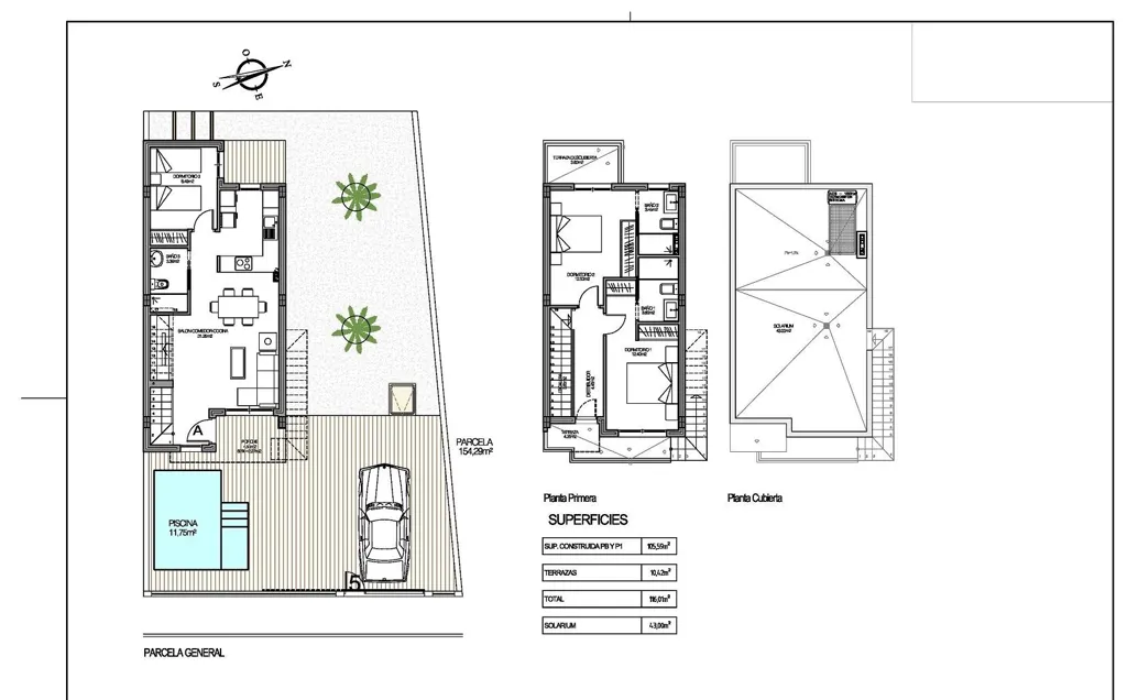 Plan - New Build Villa with Pool in Torrevieja