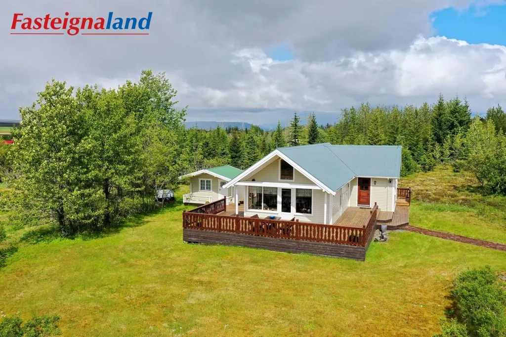 Õhuvaade - Summerhouse with Pool in Selfoss