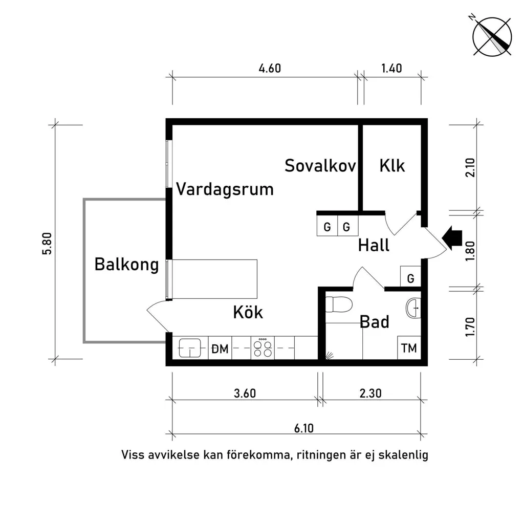 Plaan - Modern Apartment with West-Facing Terrace in Göteborg