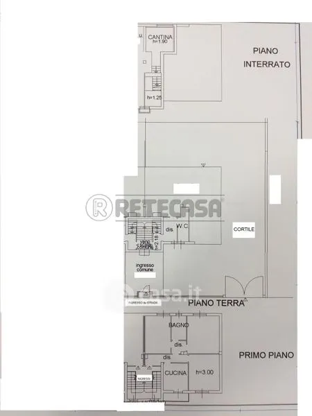 Plaan - Terraced Villa with Garden in Crema