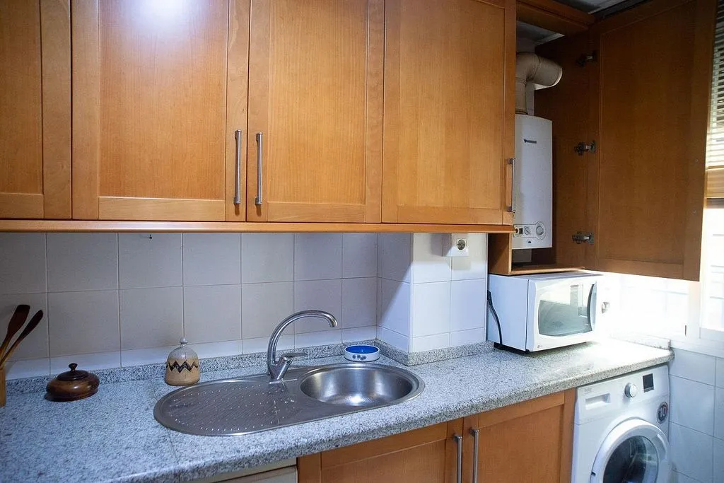 Köök - Apartment with Air Conditioning in Camas