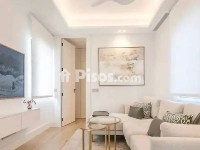 Living Room - Apartment with Light in Almagro, Madrid