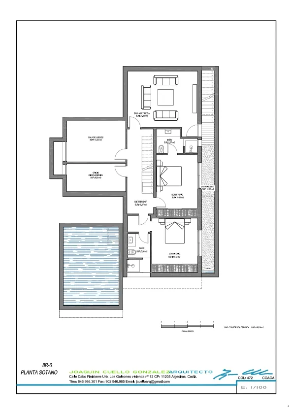 Plaan - Contemporary Villa Frontline Golf in Estepona