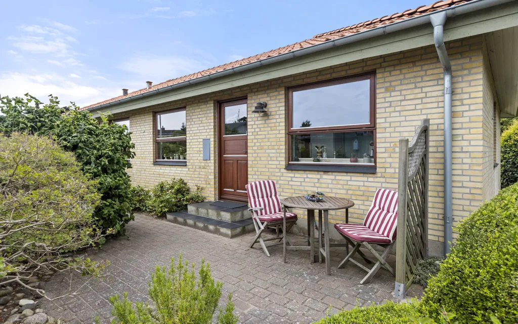 Terrasse - Family Villa with Garden in Kalundborg
