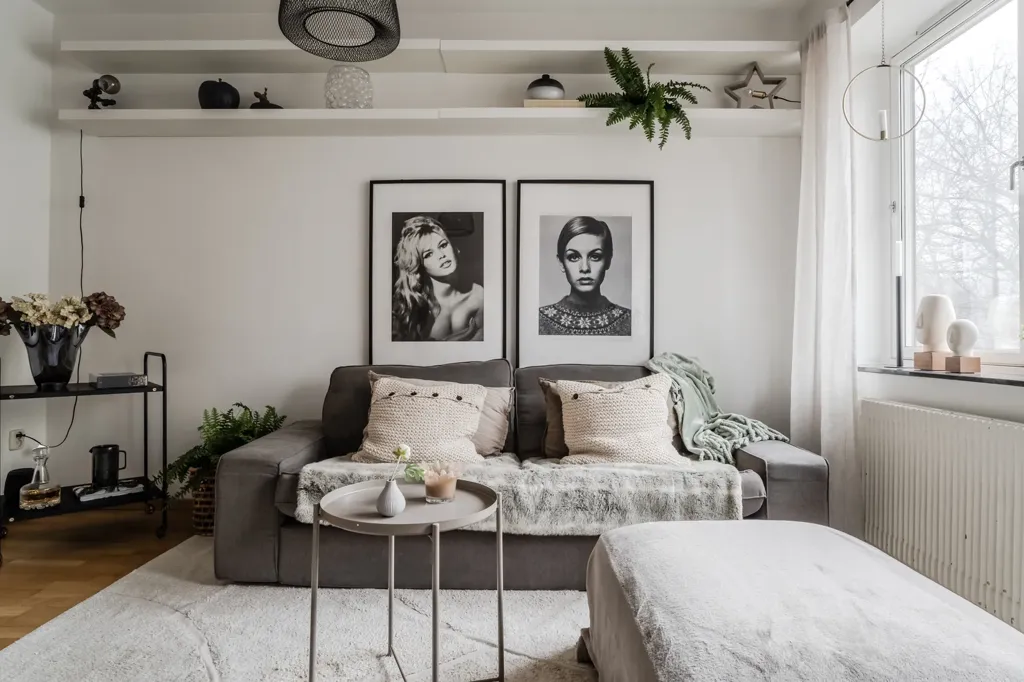 Séjour - Appartement 2 pièces à Göteborg