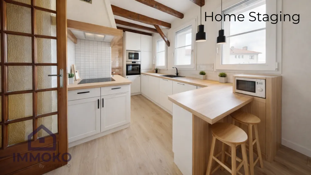 Kitchen - T3 Apartment with Balcony in Montbéliard