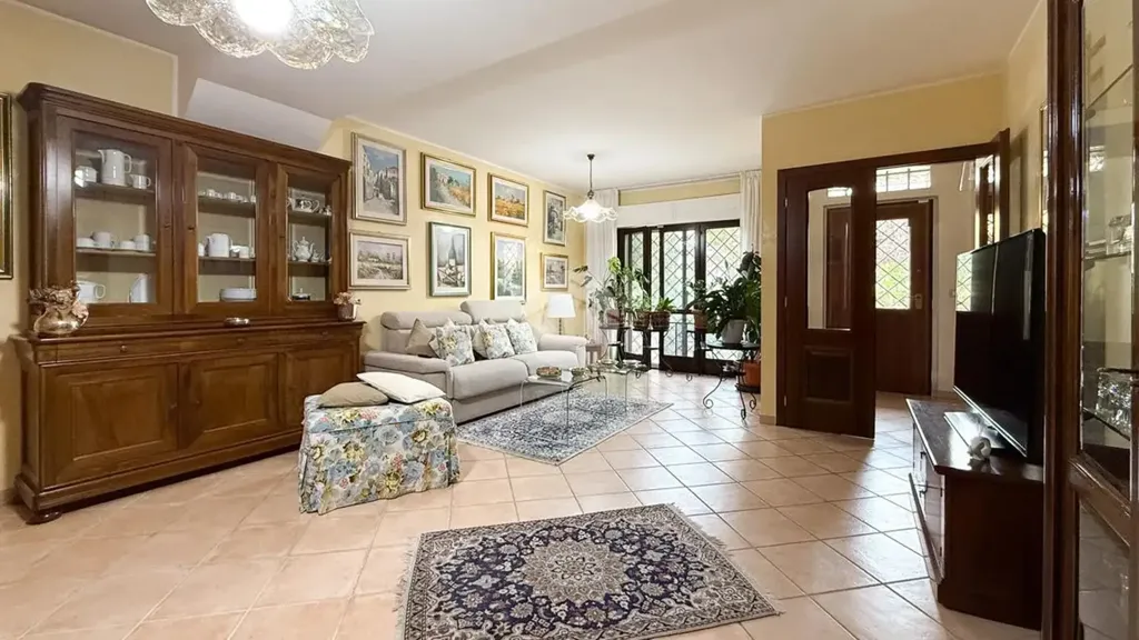 Living Room - Modern Terrace Villa in Pettino, L'Aquila