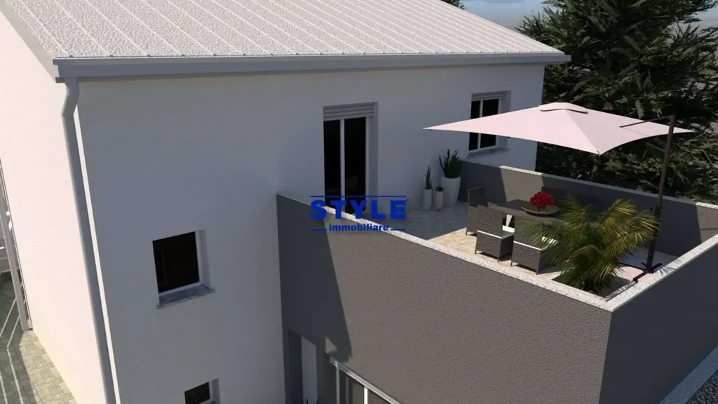 Rear-Facing Apartment with Solar Panels in Dolo