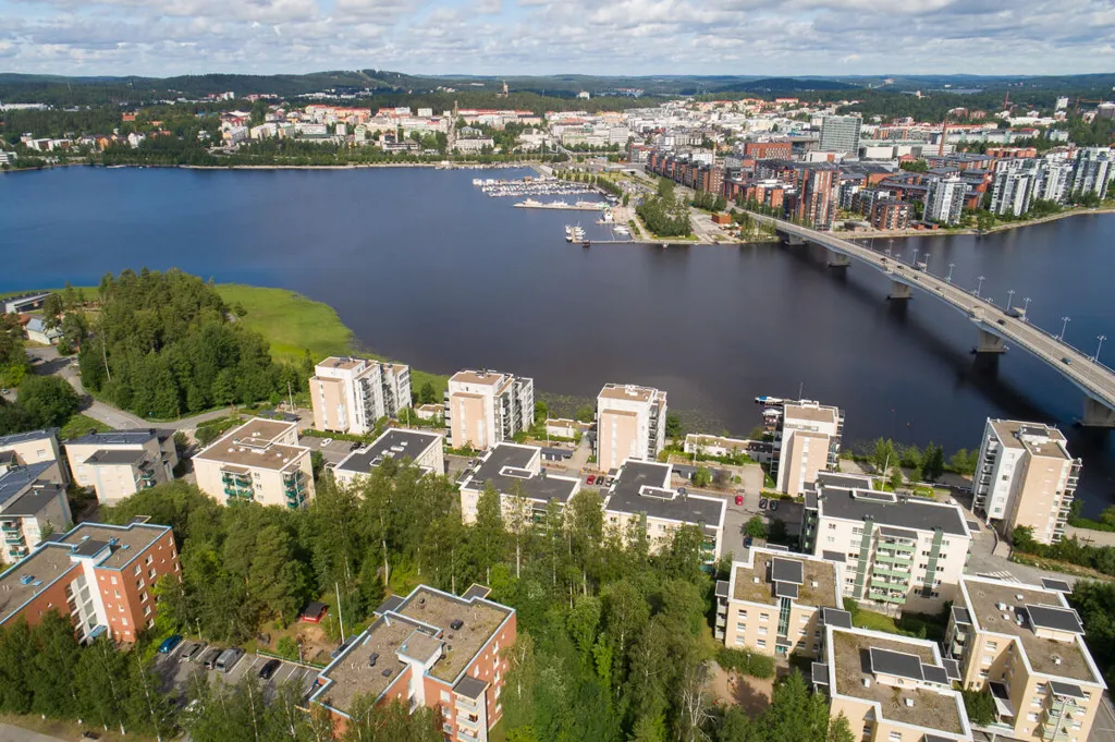 Õhuvaade - Apartment with Balcony in Jyväskylä