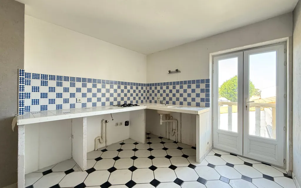 Köök - Characterful T2 with Pool in Saint-Augustin