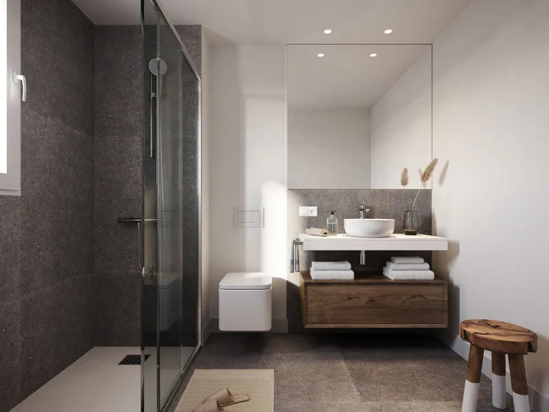 Bathrooms - Seaview Apartments with Infinity Pool in Mijas