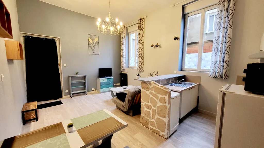 Living Room - Renovated Apartment with Open Kitchen in Carcassonne