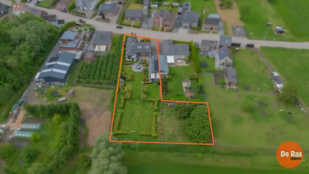 Õhuvaade - Open Plan House with Garden in Aaigem